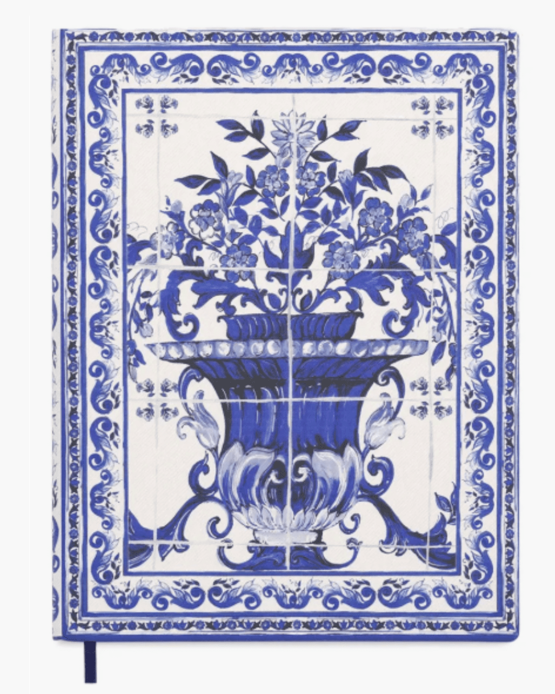 Dolce & Gabbana Carretto Large Blank Notebook. Part of a September beauty guide.