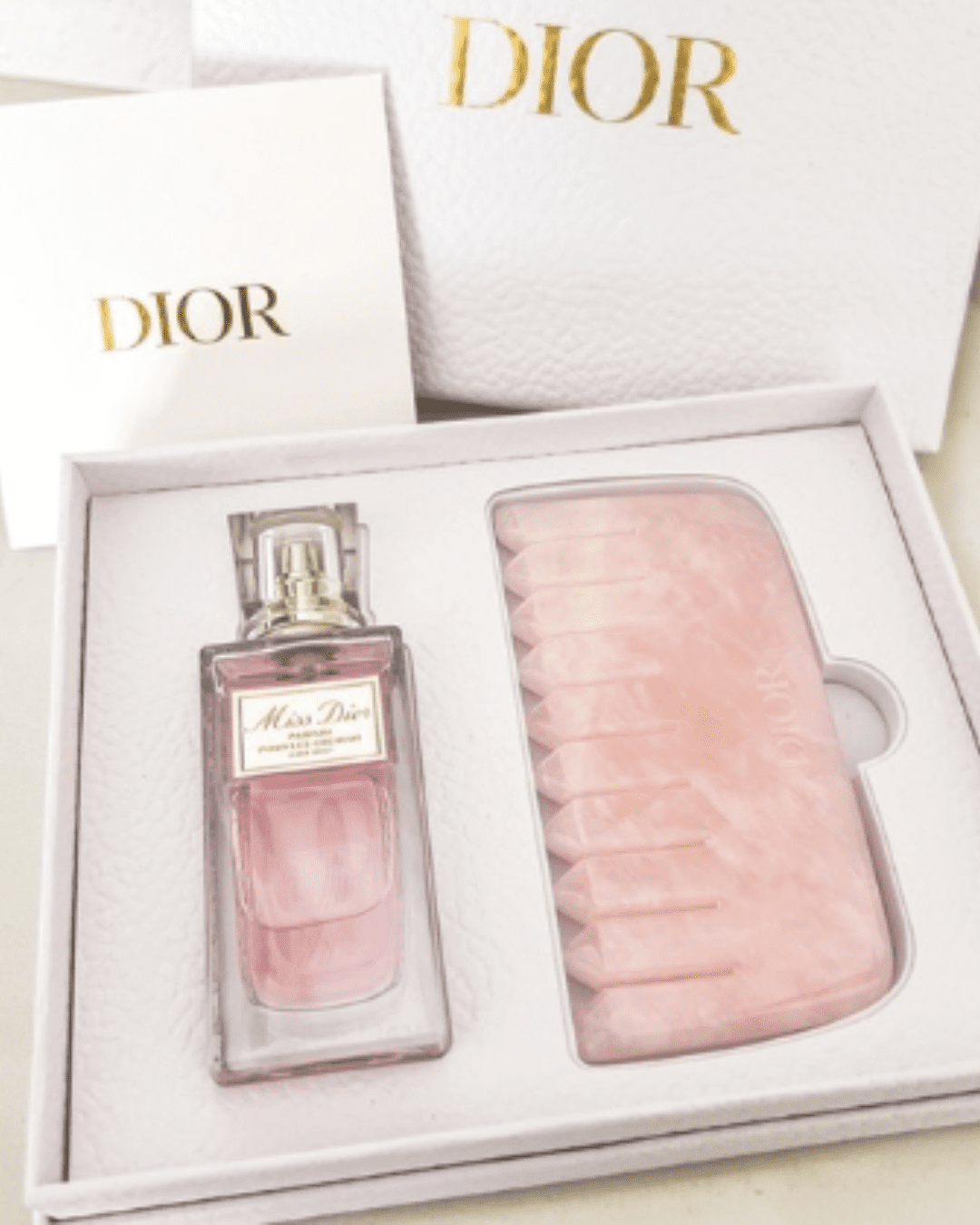 Miss Dior Hair Perfume & Rose Quartz Comb