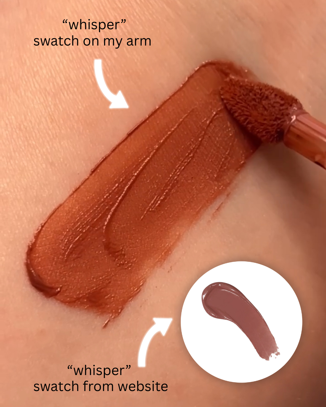 Revolution Beauty London Makeup Matte Liquid Lipstick in the shade Whisper