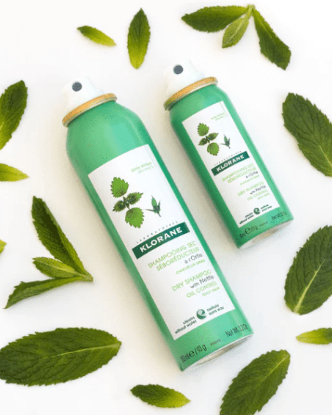 Klorane Dry Shampoo with Nettle, perfect for a grounding routine.