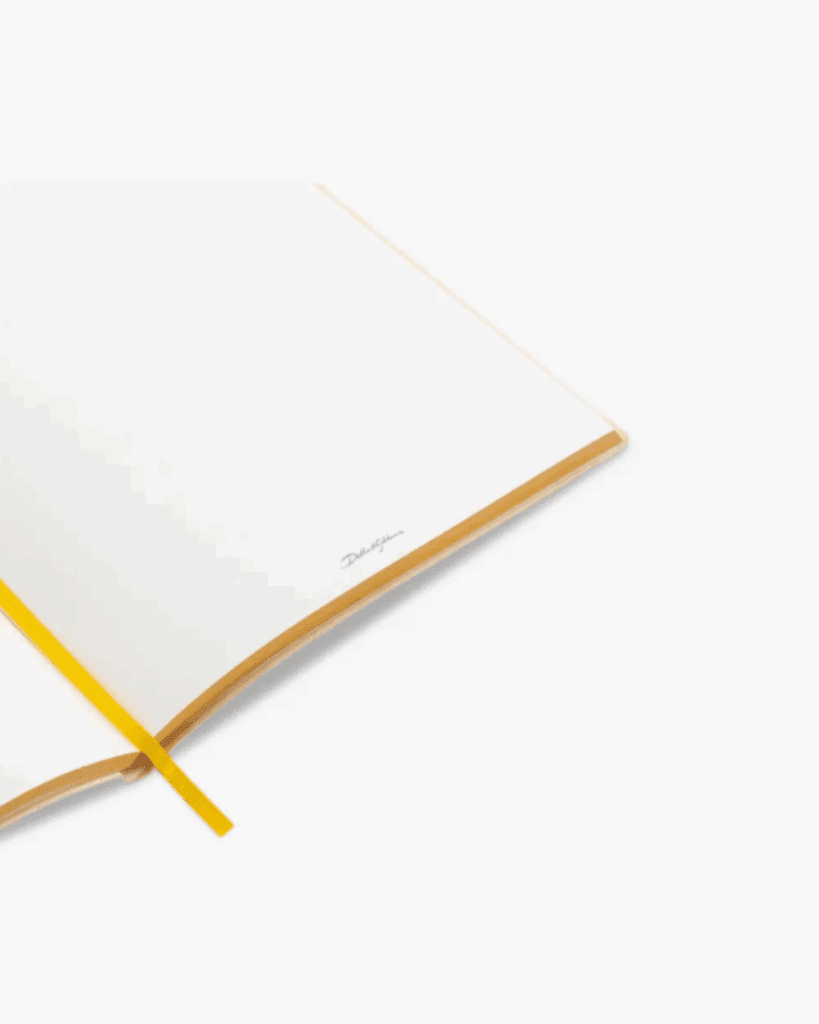 Dolce & Gabbana Carretto Large Blank Notebook. Part of a September beauty guide.