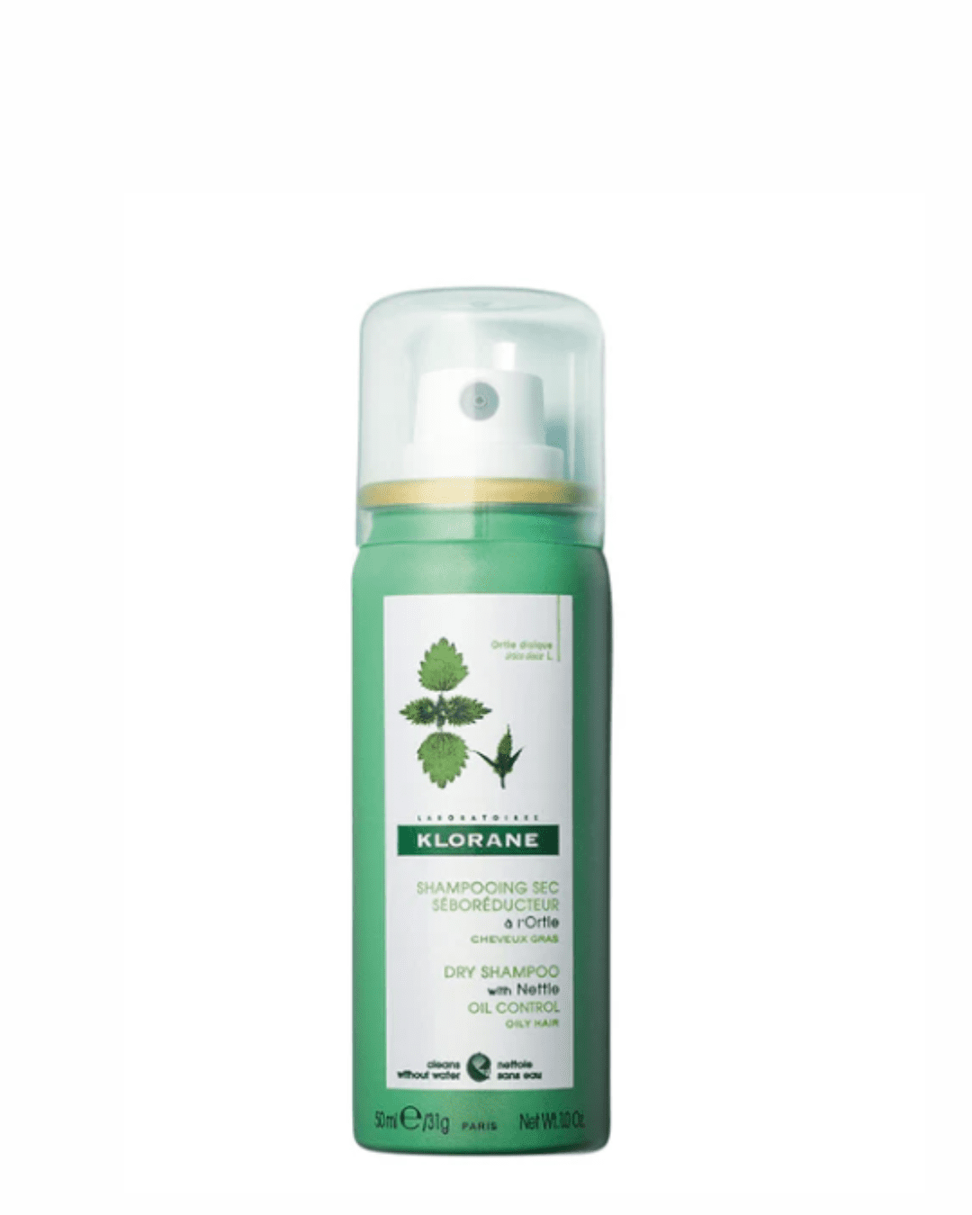 Klorane Dry Shampoo with Nettle, perfect for a grounding routine.