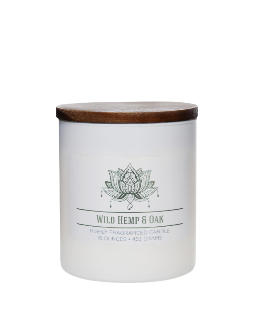 Wild Hemp & Oak Scented Jar Candle