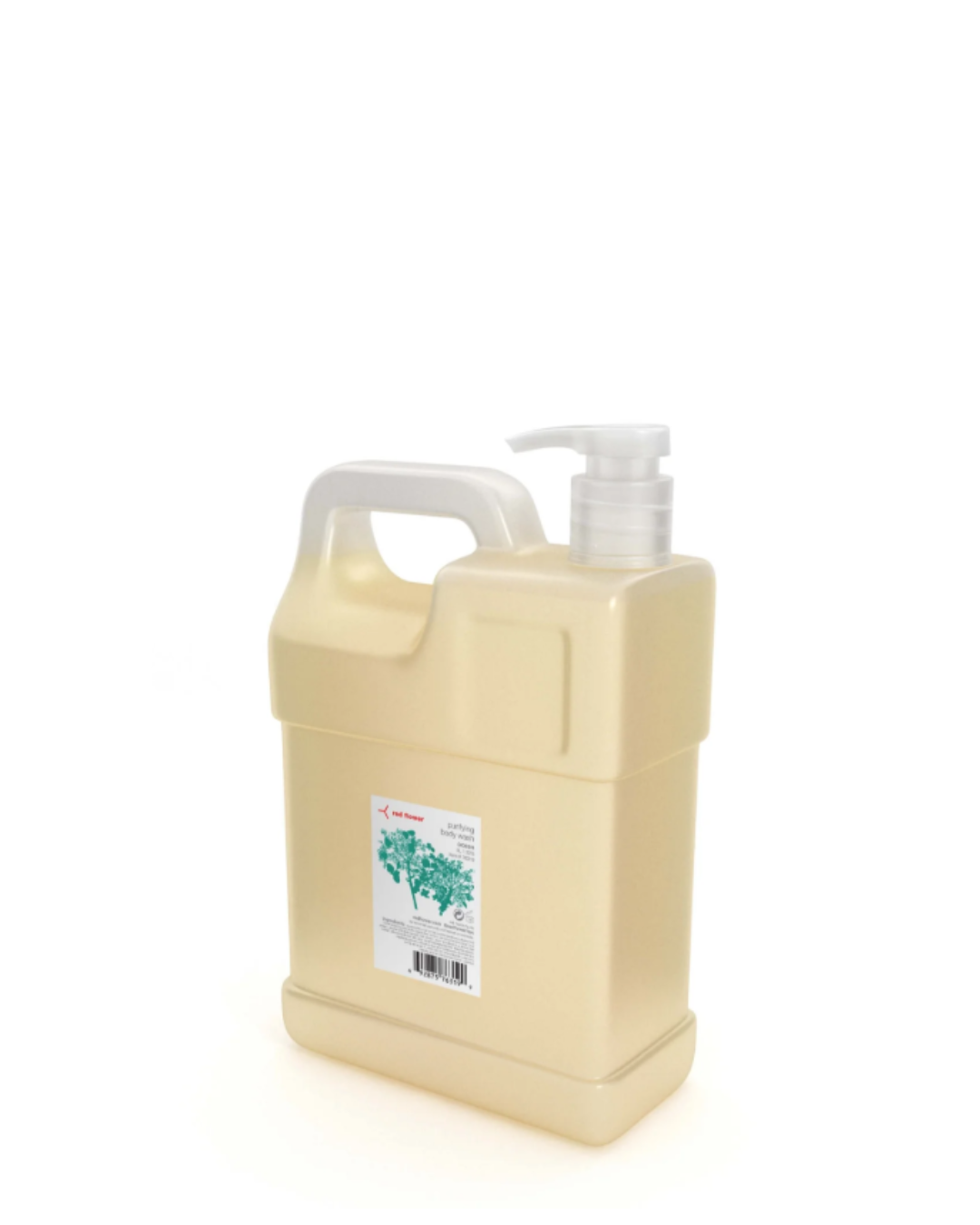 Bulk gallon size of Red Flower body wash for extended beauty ritual use.