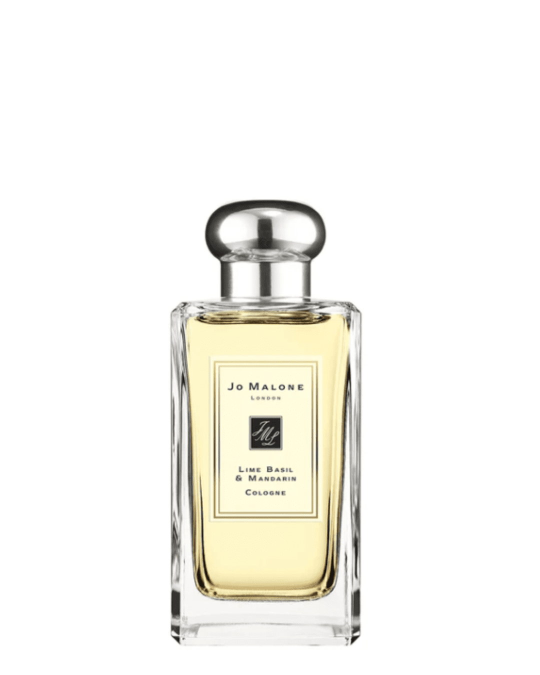 Jo Malone London Lime Basil and Mandarin Cologne on a white surface and white background in this fall self-care guide.