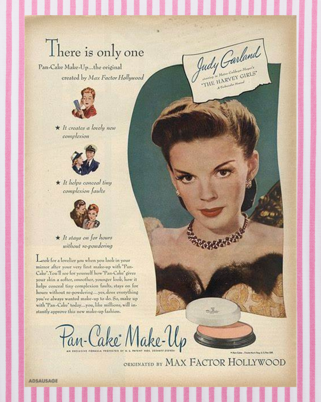 Max Factor Vintage Ad