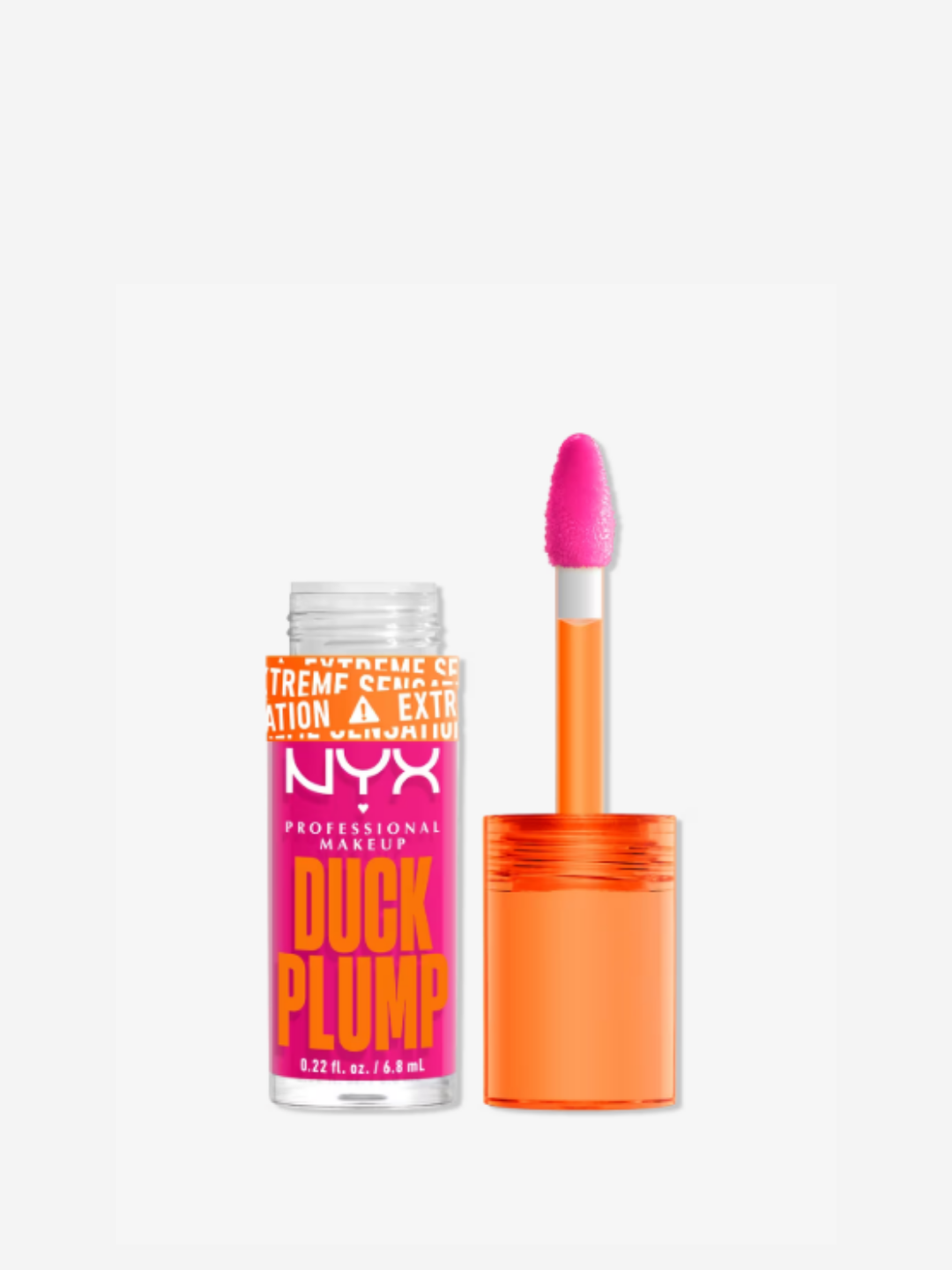 NYX Professional Makeup Duck Plump High Pigment Lip Plumping Gloss in the shade 'Bubblegum Bae".