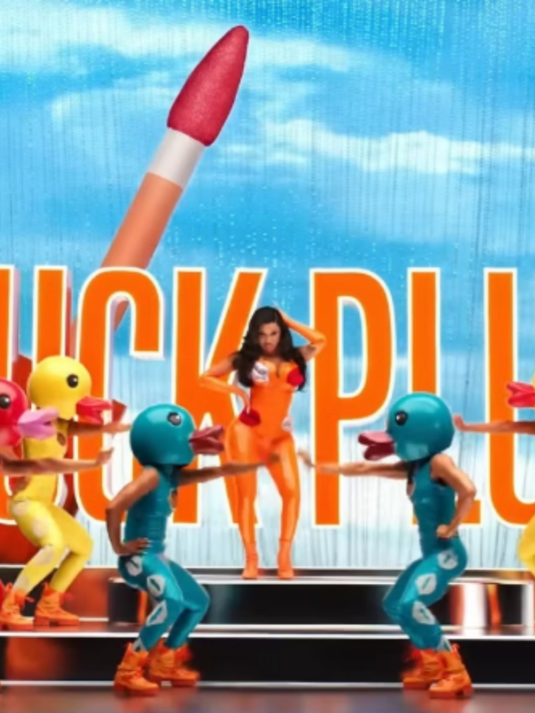 Cardi B in a NYX Professional Makeup Duck Plump High Pigment Lip Plumping Gloss Suber Bowl commercial.
