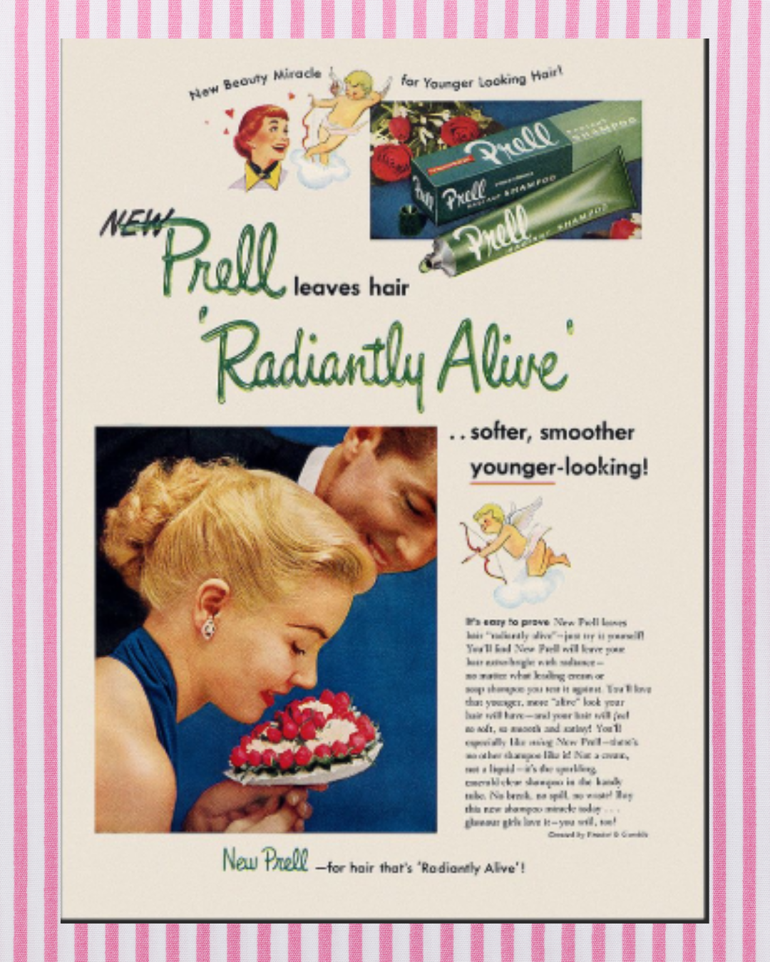 Prell Shampoo Vintage Ad