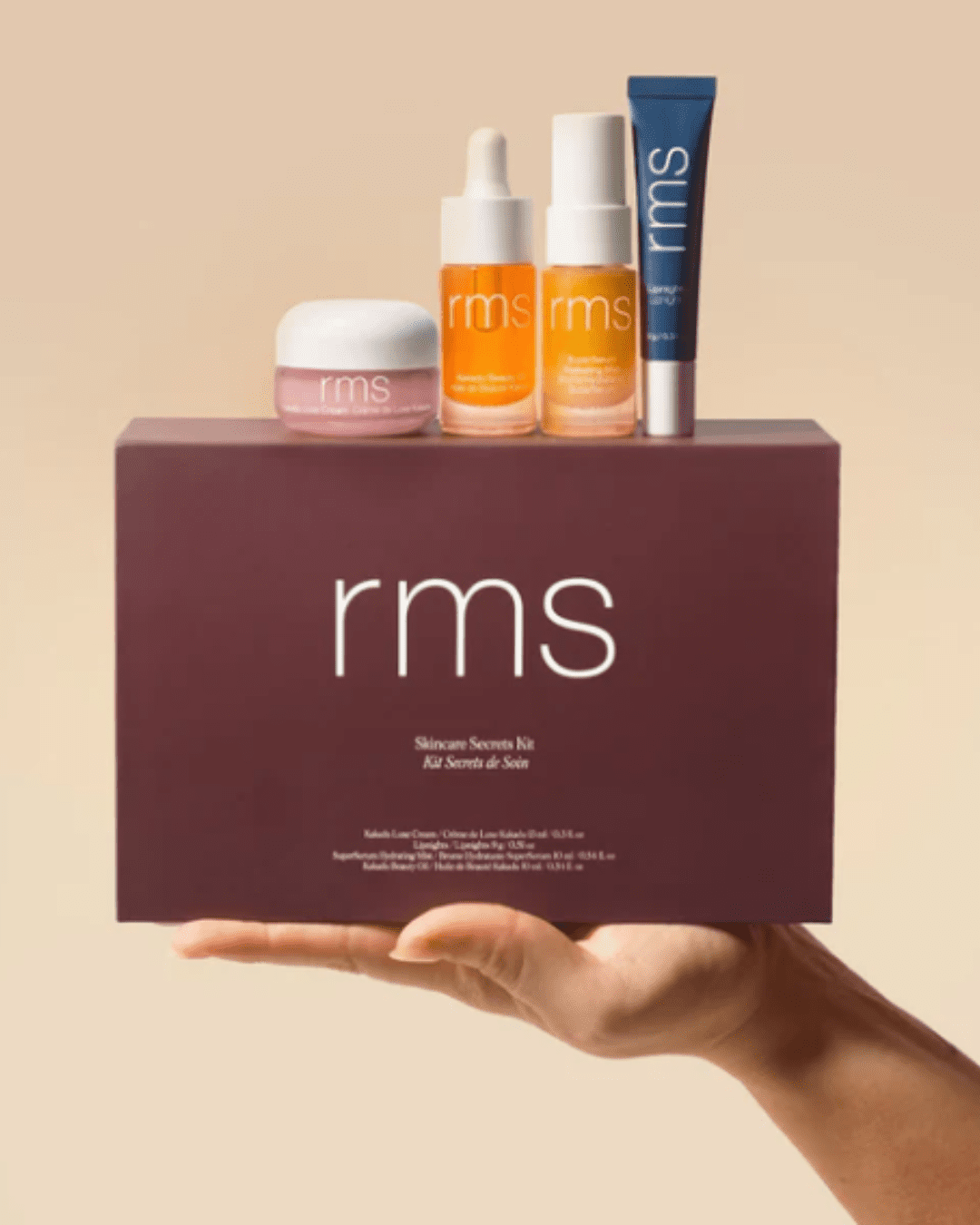 RMS Beauty Skincare Secrets Travel Kit. Part of the fall self-care & beauty guide.