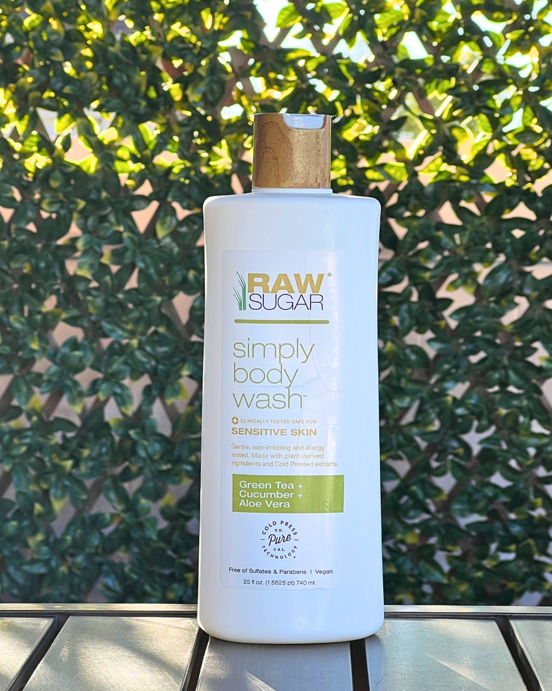 Raw Sugar Simply Body Wash Green Tea, Cucumber, Aloe Vera