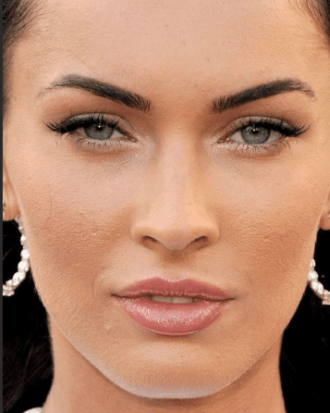 Megan Fox with real skin texture