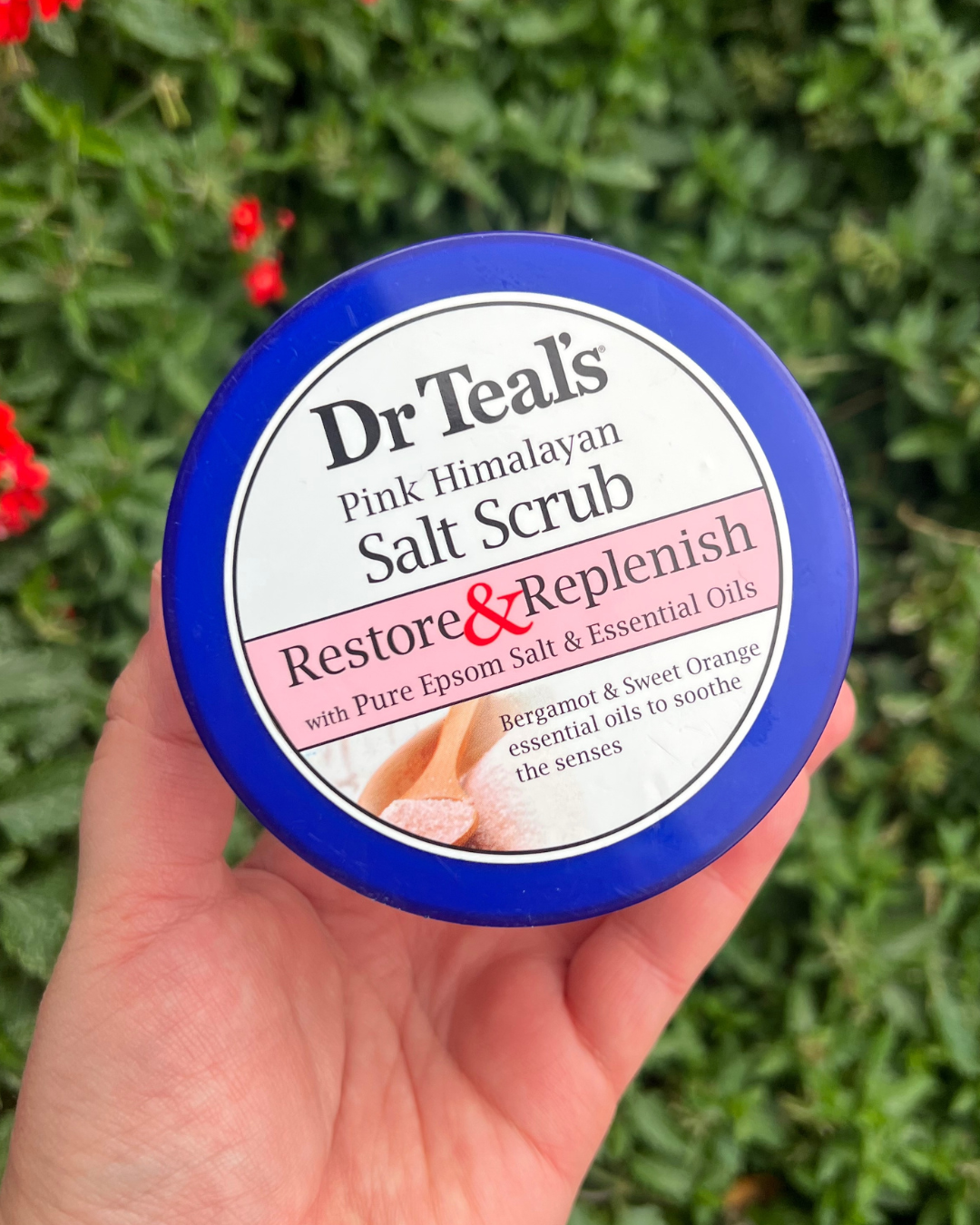 Dr. Teal's Restore & Replenish Orange Scented Pink Himalayan Sea Salt Bath Collection
