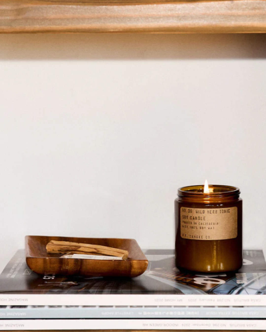 p.f. candle co. Wild Herb Tonic Candle