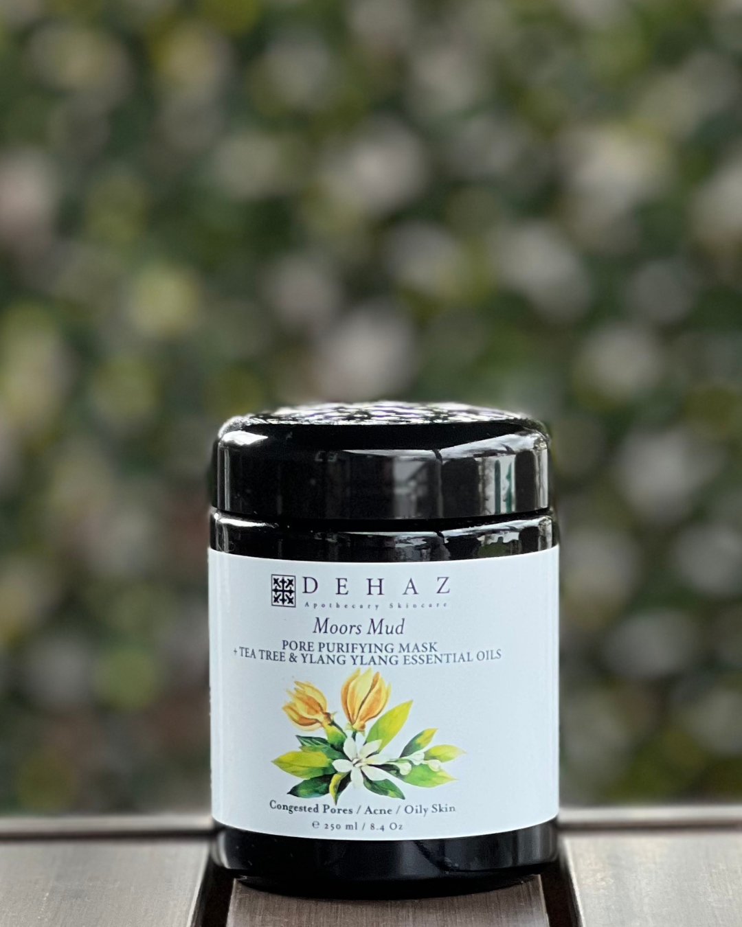 Dehaz Apothecary Skincare: Moors Mud Pore Purifying Mask +Tea Tree & Ylang Ylang Essential Oils