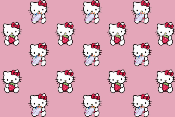 Hello Kitty Nails