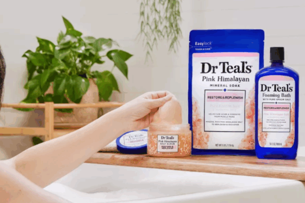 New packaging (image belongs to Dr. Teal's)