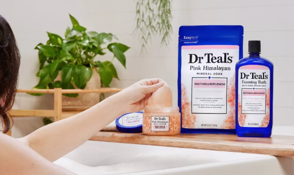 New packaging (image belongs to Dr. Teal's)
