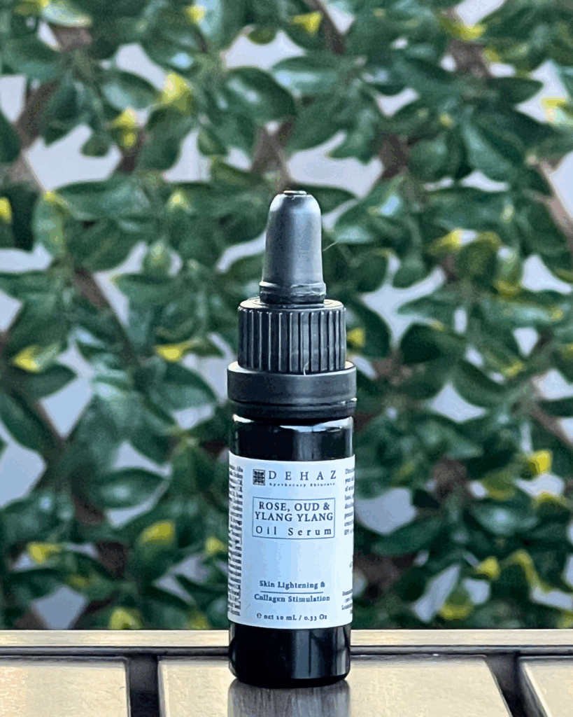 Dehaz Apothecary Skincare Rose, Oud, Ylang Ylang Oil Serum