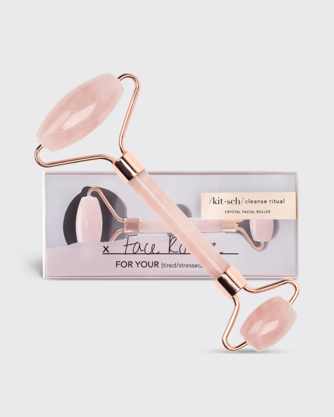 Rose Quartz Crystal Facial Roller