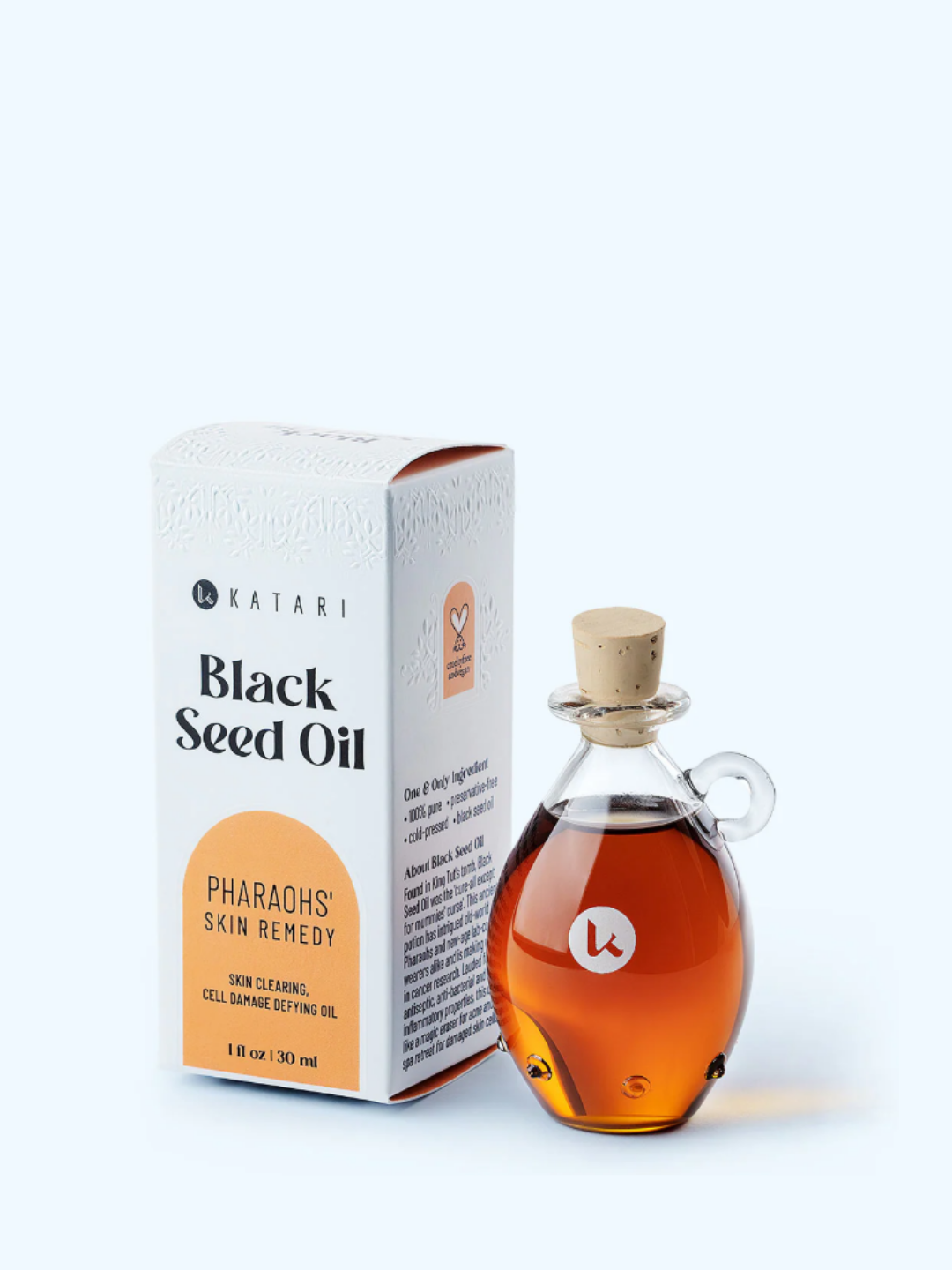Katari Beauty Black Seed Oil. real skin problems