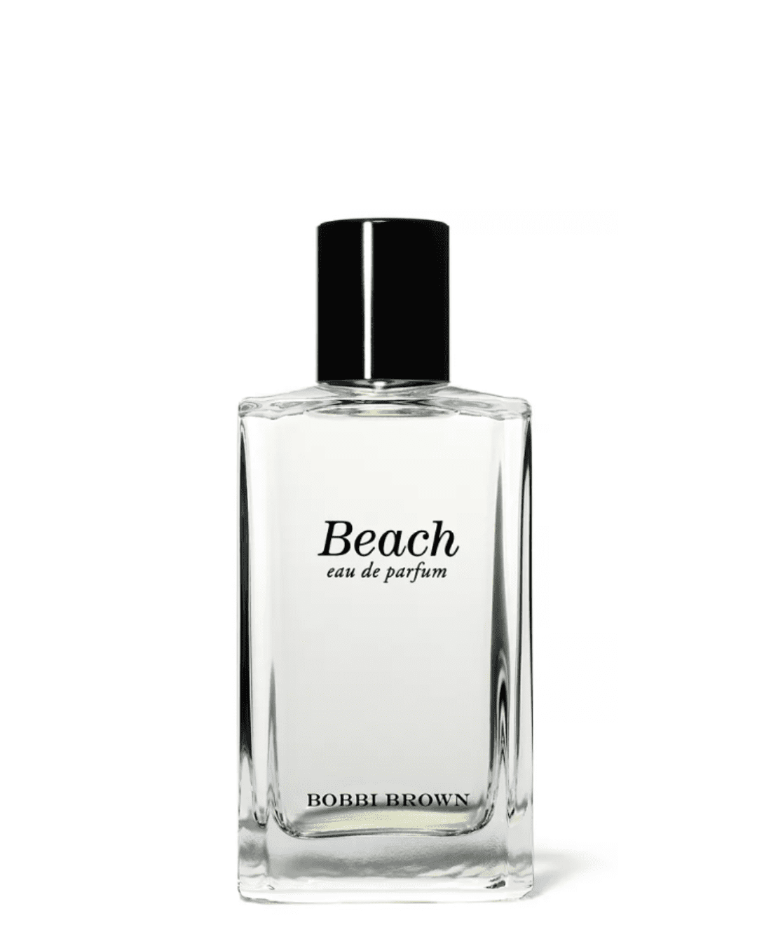 Beach by Bobbi Brown perfume bottle on white background-classic beach perfumes.