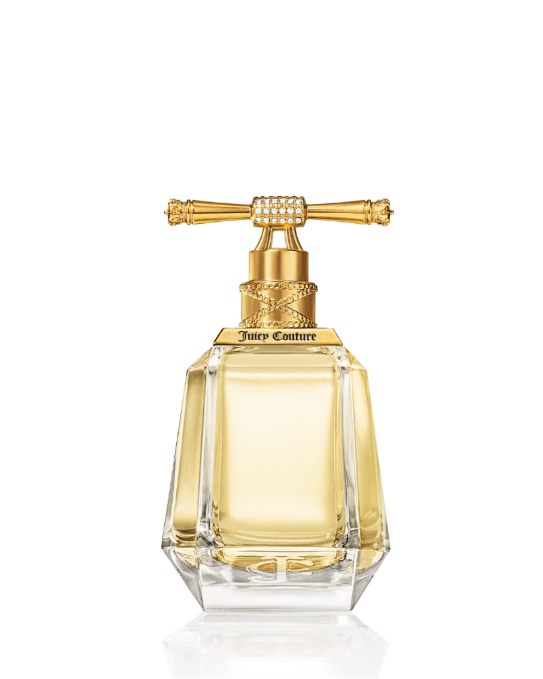 I Am Juicy Couture Eau de Parfum Spray on a white background. Juicy Couture Fruity Perfumes.
