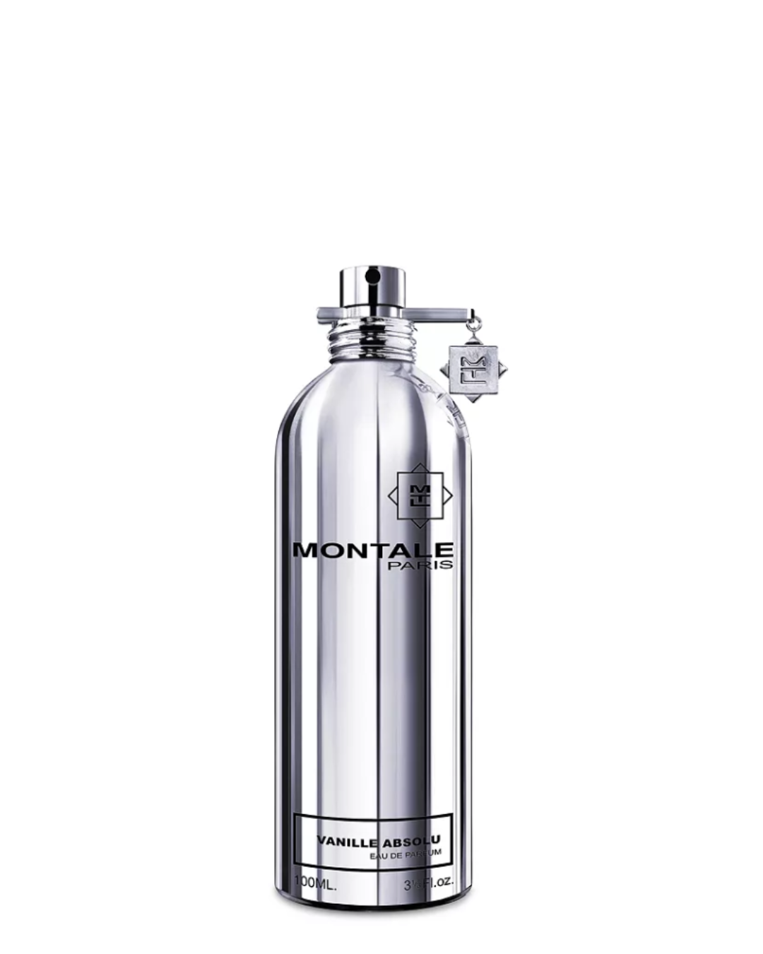 Montale Paris Vanille Absolu Eau de Parfum bottle photographed on a clean white background, representing elegant cupcake-inspired perfumes.