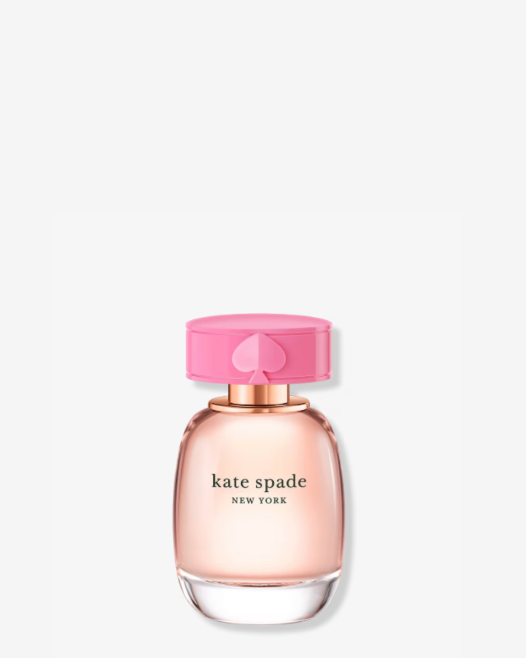 Kate Spade New York Eau de Parfum bottle photographed against a clean white background, representing strawberry perfumes.