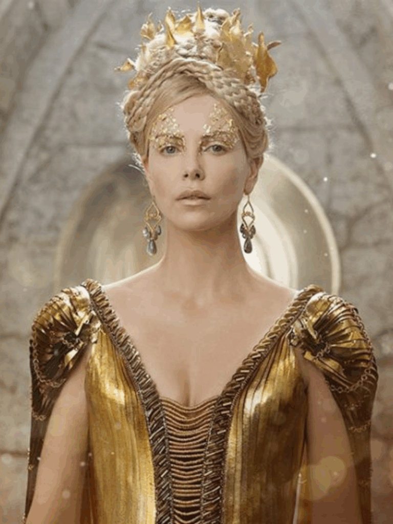 Charlize Theron "Snow White". Part of the the olsen twins blog post.