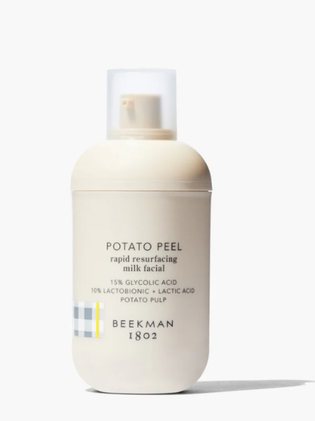 Beekman 1802 Potato Peel with glycolic acid.