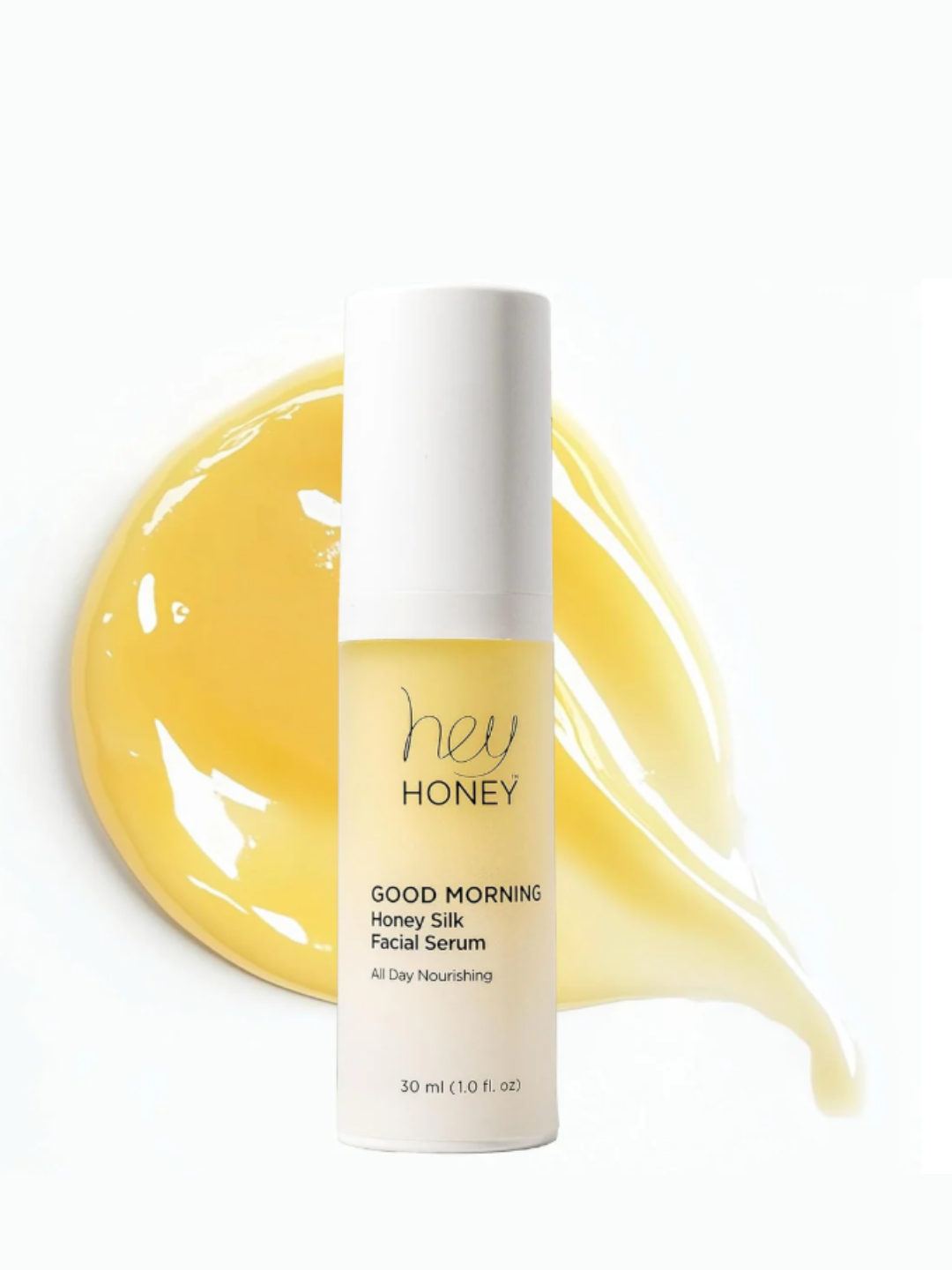 Texture shot of Hey Honey Skincare Honey Silk Facial Serum.