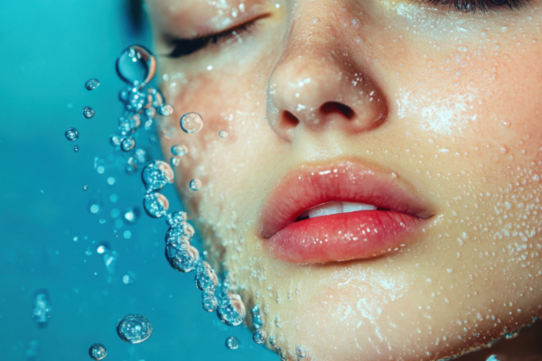 Pisces Beauty Guide. A woman underwater.